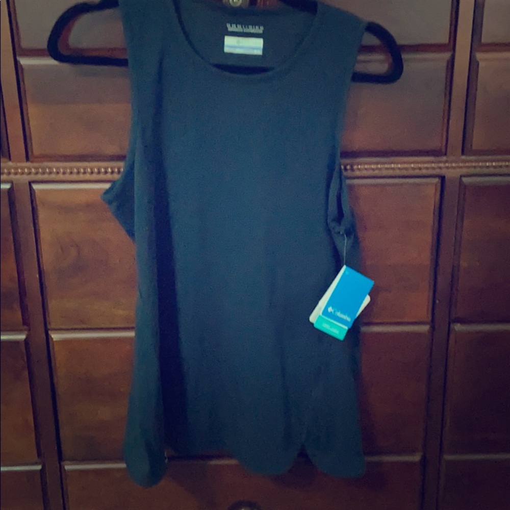 NWT Columbia Black Omni Wick Tank. M
